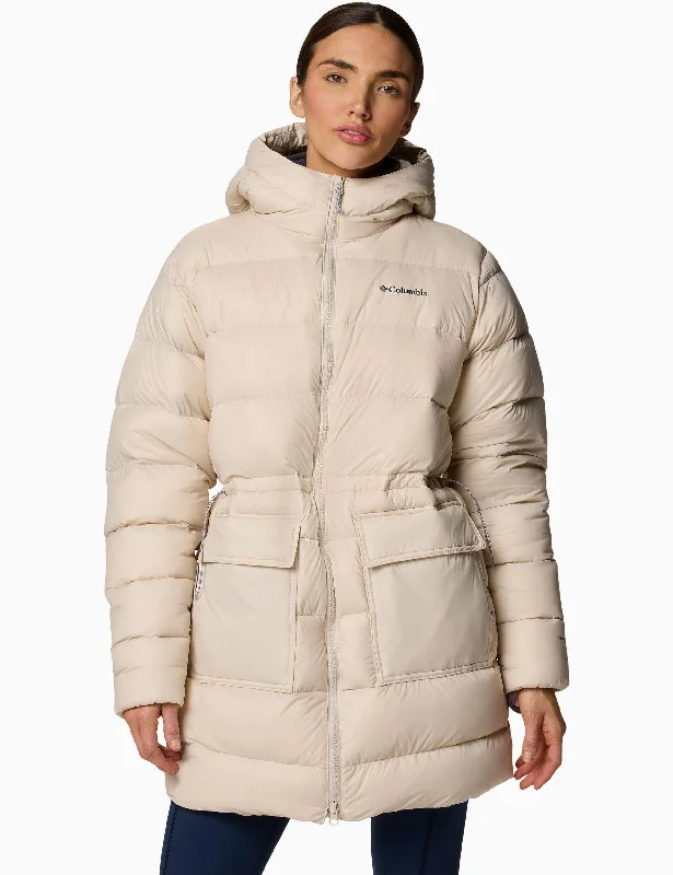 Harmony Falls Hooded Mid Down Jacket - Dark Stone Compression