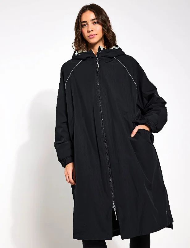 Stormwear Borg Lined Changing Robe - Black Sustainable Organic