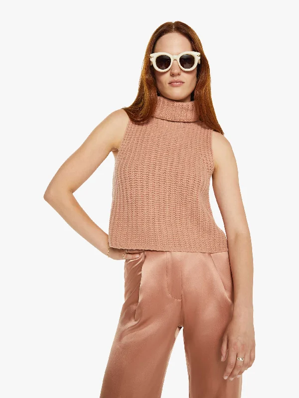 SABLYN Saige Cropped Turtleneck - Deep Apricot Dynamic Women's High - energy