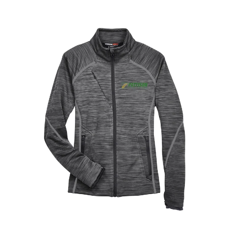 Ladies North End Flux Mélange Fleece Jacket Feminine Women's Soft 