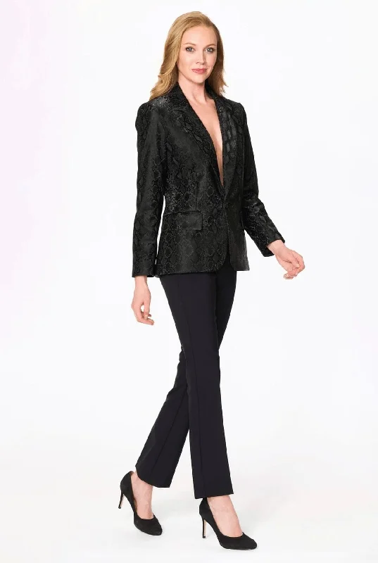 Estelle & Finn Python Print Blazer Street