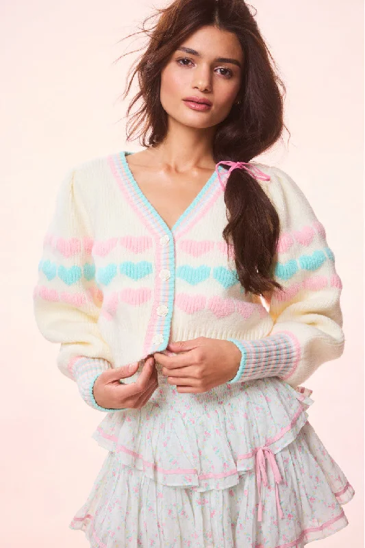 Buena Re-Edition Heart Knit Cardigan purpose