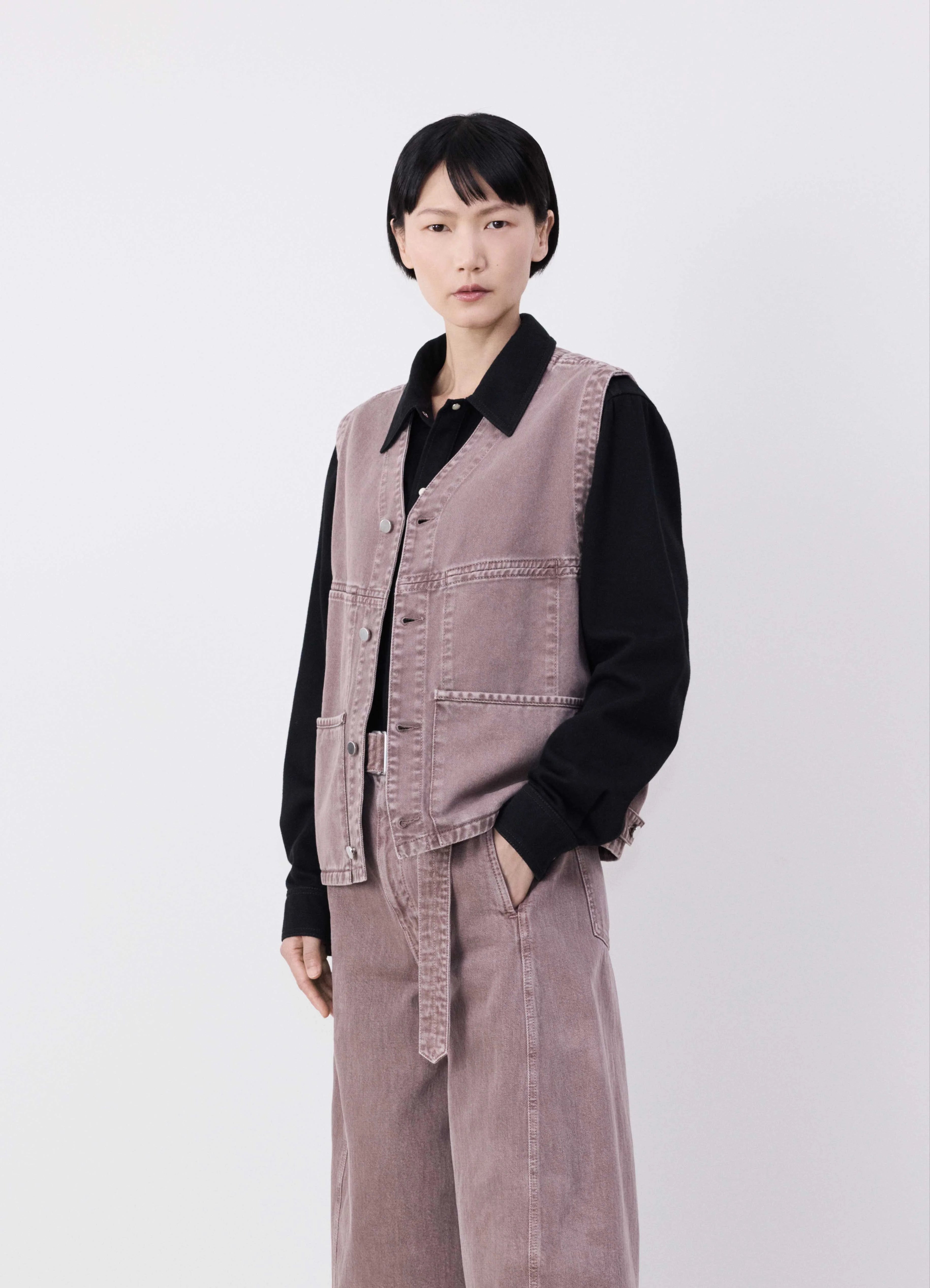 SLEEVELESS GILET Refined Women's Velvet