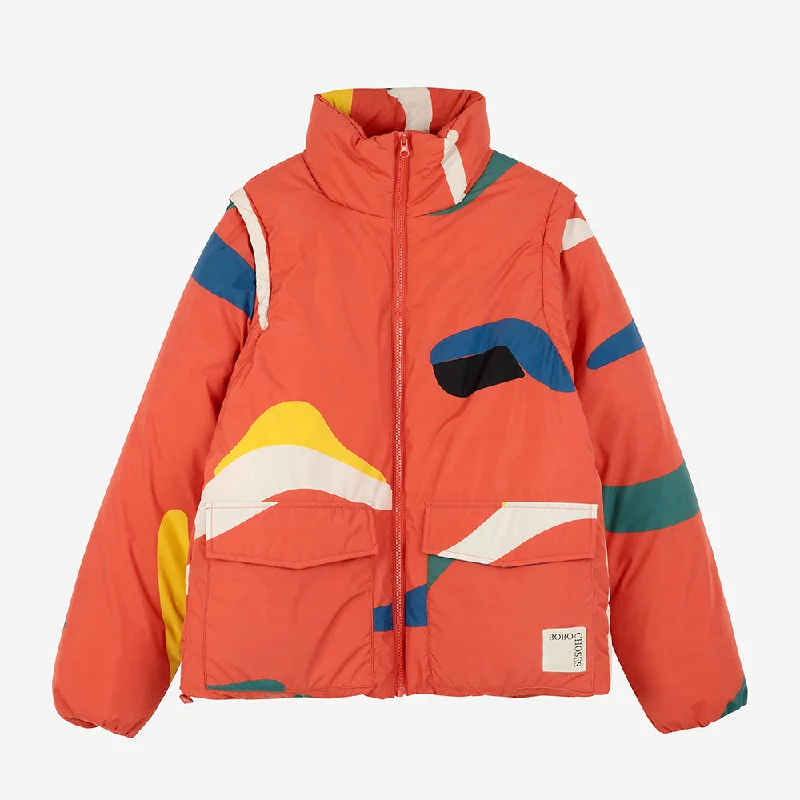 Bobo Choses Brushstrokes Puffer Jacket Sophisticated Women's 