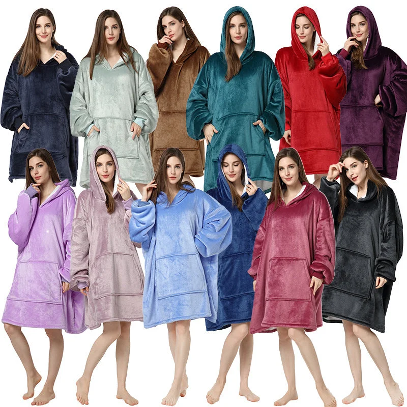 women's winter ladies warm fleece flannel hoodie sleeping dressing gown clothes loungewear pajamas homewear home wear for winter Minimalist Women's Casual women's winter ladies warm fleece flannel hoodie sleeping dressing gown clothes loungewear pajamas homewear home wear for winter Minimalist Women's Casual
