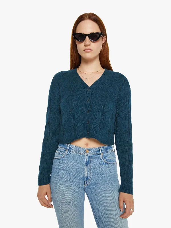 SABLYN Jolie V-Neck Cropped Cable Cardigan - Compass Youthful Women's Anime - inspired SABLYN Jolie V-Neck Cropped Cable Cardigan - Compass Youthful Women's Anime - inspired