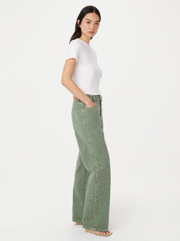 The Courtney Loose Jean in Sage Green Casual Women's Japanese 