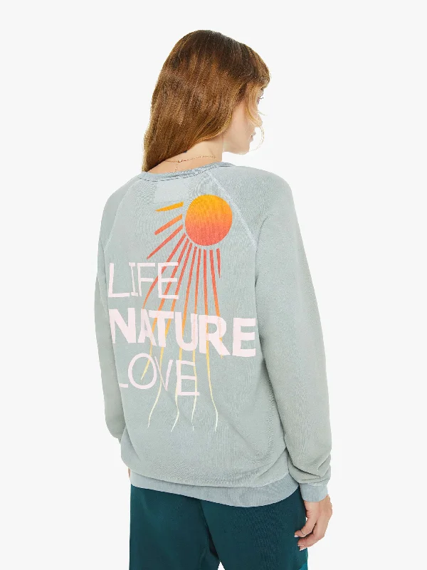 FREECITY Lnlsun Superyumm Biggie Raglan - Silver Cloud Bold Women's Statement
