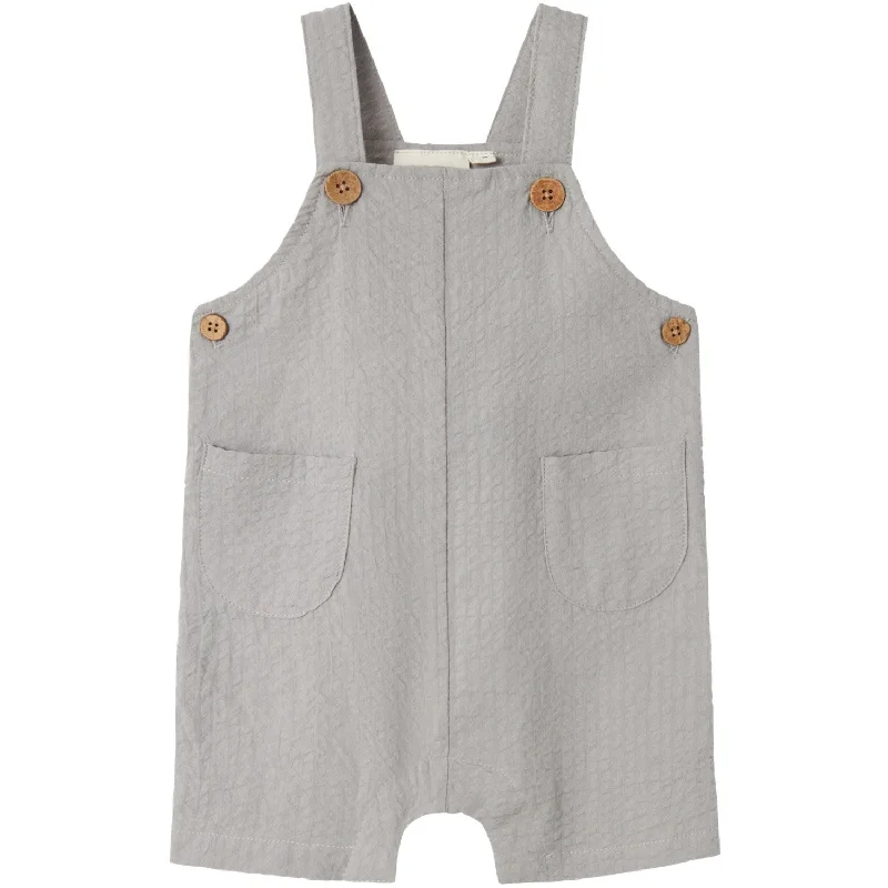 Lil'Atelier Limestone Homan Loose Overall Shorts Athletic Women's 