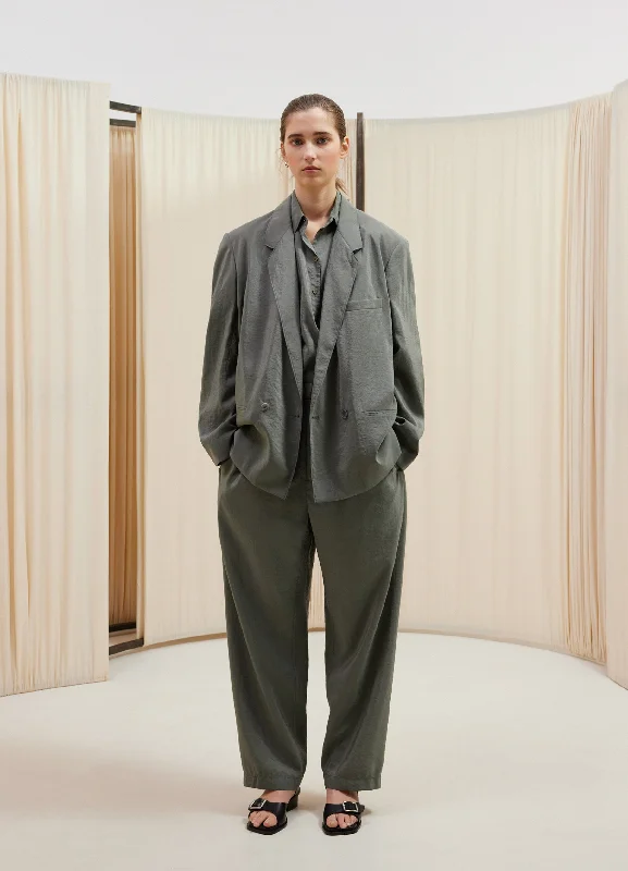 DOUBLE BREASTED JACKET Monochromatic Office Style