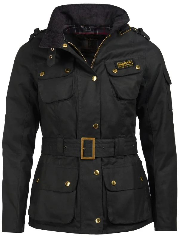 Women's Barbour International Wax Jacket Elegant Women's Formal 