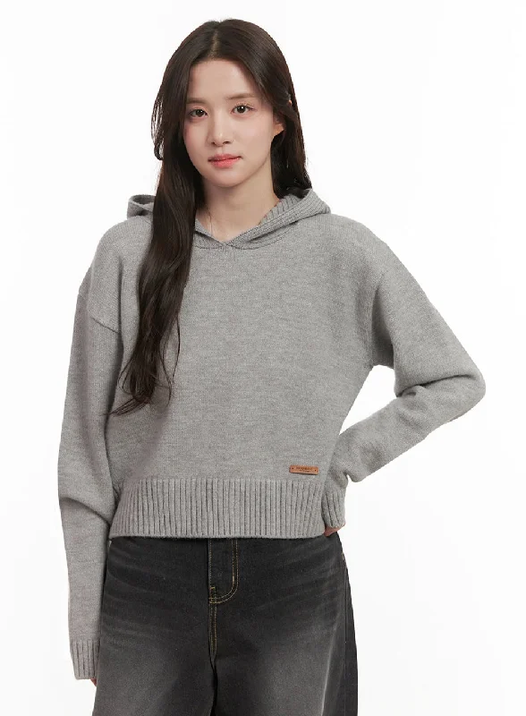 Essential Knit Hoodie IJ510 Modern Women's Tech