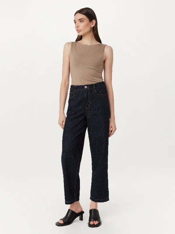 The Janis Wide Balloon Jean in Dark Wash Rugged Women's Outdoor 