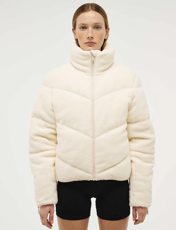 Fortune Sherpa Jacket - Whisper White Business