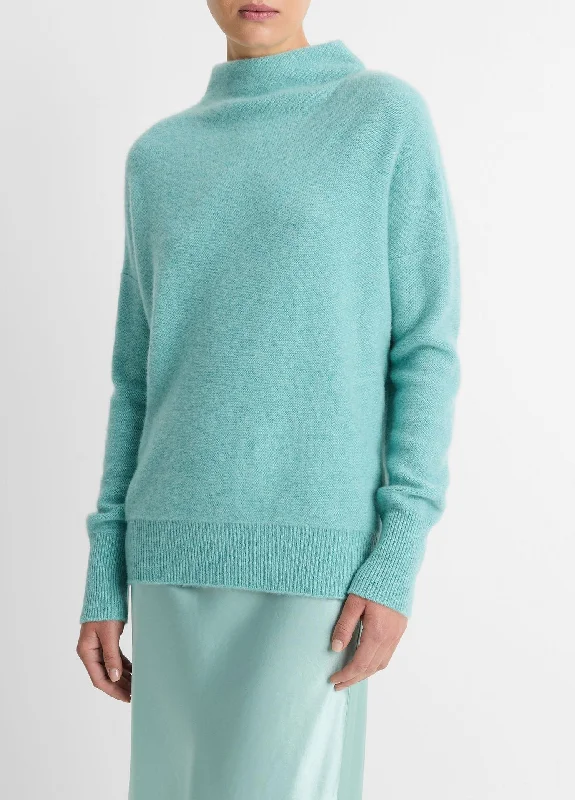 Boiled Funnel Neck Pullover Monochromatic All - in - one