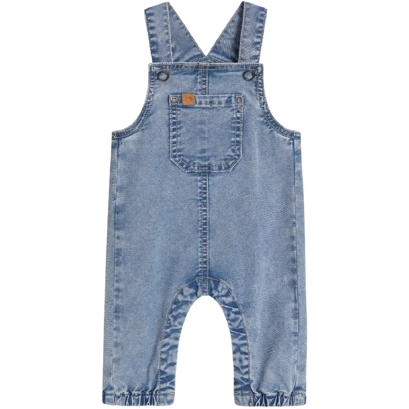 Name It Medium Blue Denim Alvin Baggy Denim Overall Stylish Women's Neon