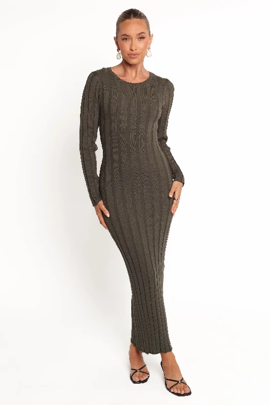 Carlson Maxi Dress - Olive Modern Women's 