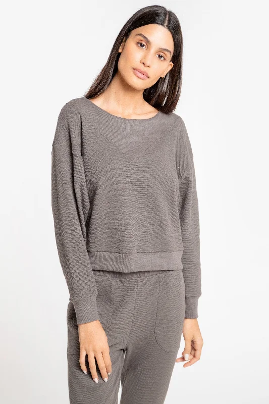Relaxing Cropped Maxi Blouse Gym