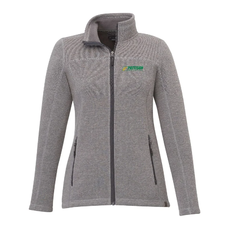 Ladies Darnell Eco Knit Full Zip Jacket Trendy Women's Oversized