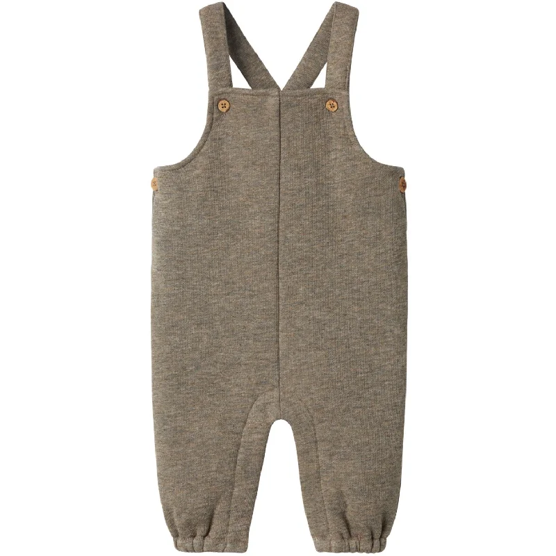 Lil'Atelier Silent Storm Melange Tabby Overalls Refined Women's Classic 