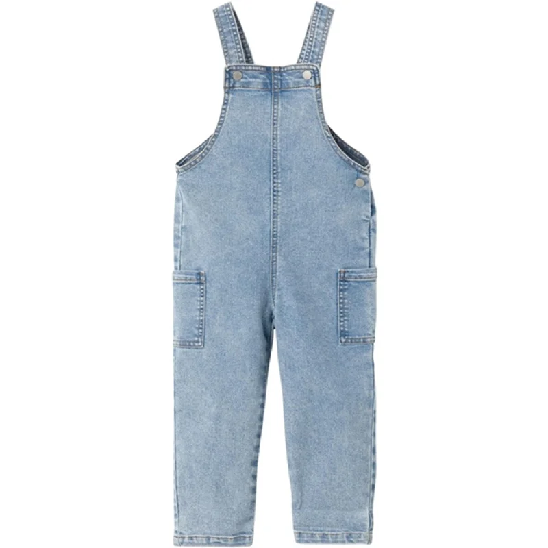 Name it Medium Blue Denim Britany Loose Denim Overall Relaxed Women's Beachy