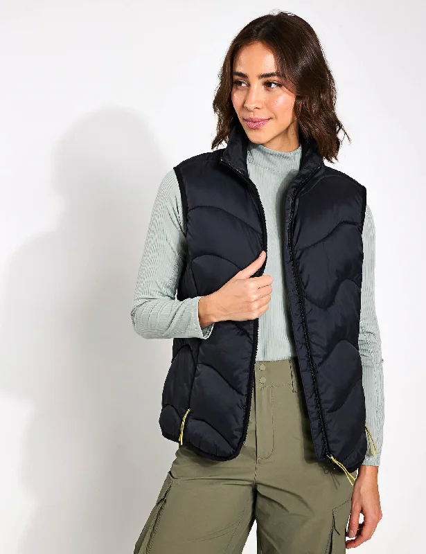 Stormwear Quilted Puffer Gilet - Black Practical Women's Multi - 
