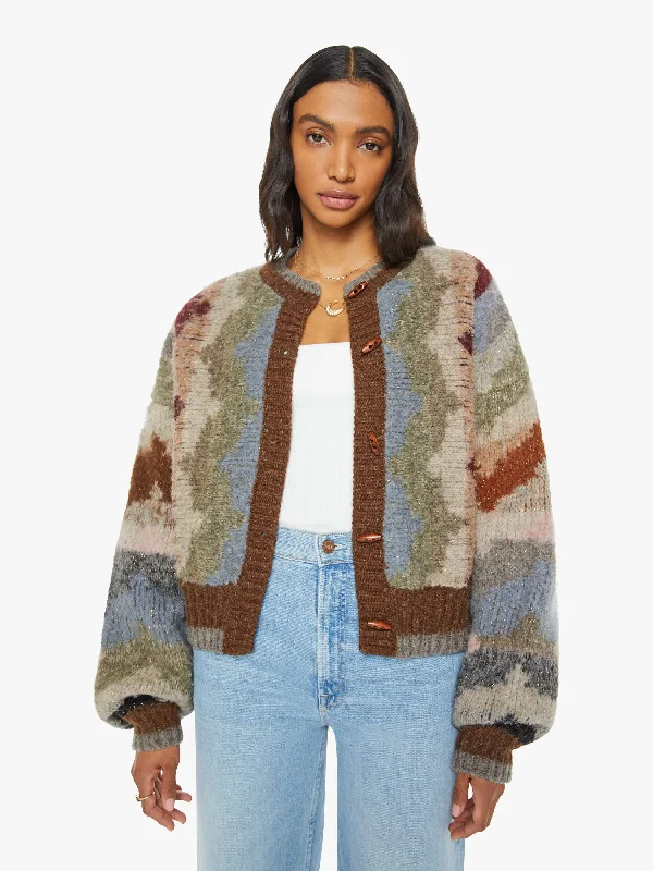 The Soaring High Cardigan - Bumpy Trails Cashmere