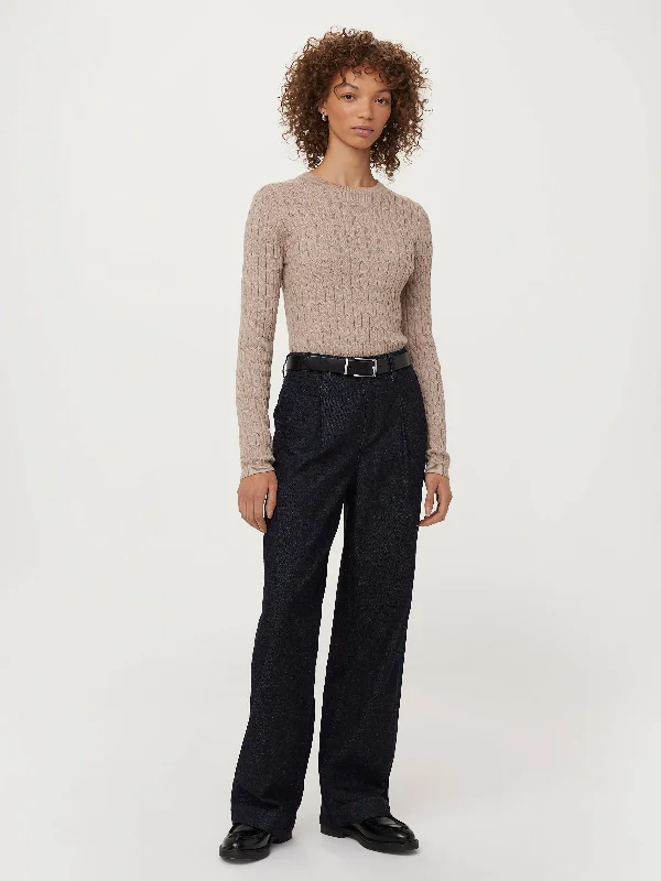 The Joni Wide Leg Jean in Dark Wash garde