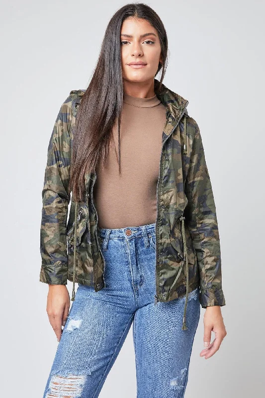 Women's Lightweight Windbreaker with Removable Hood Deal Cozy Women's Winter