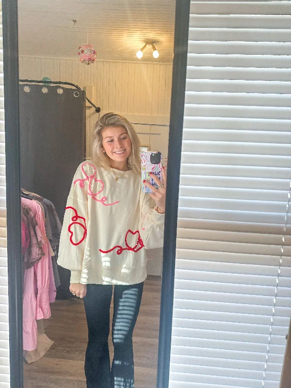 Pearl Kisses Sweater Sleek Women's 