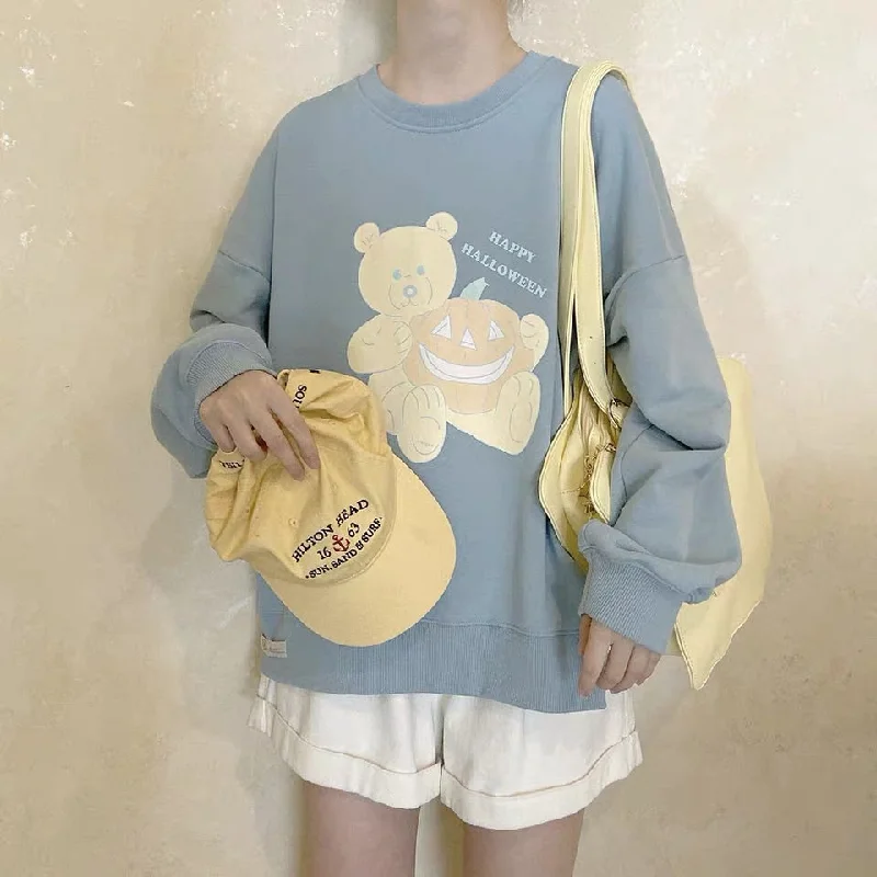 “HAPPY HALLOWEEN” SWEATSHIRT BY21255 Women