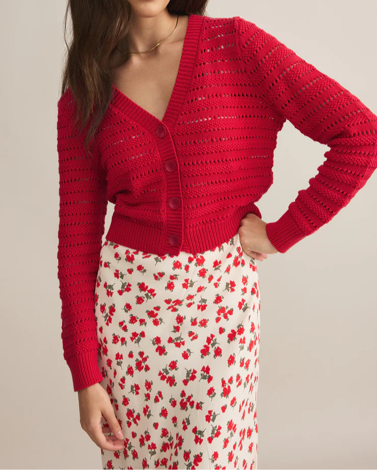 "IS TO COME" CARDIGAN Geometric