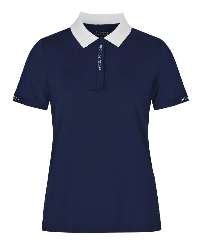 ROHNISCH Abby Polo Navy Refined Women's 