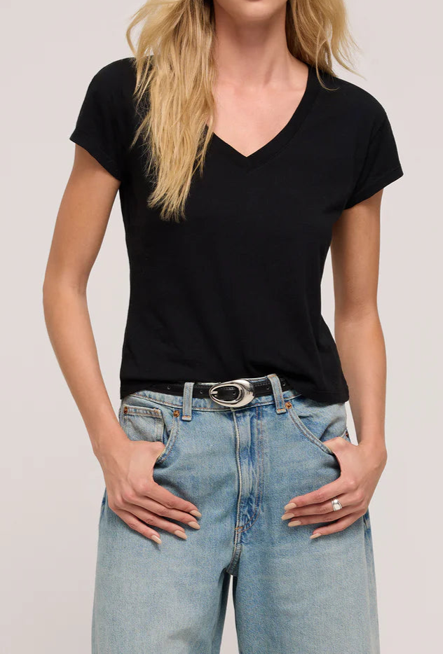 MODERN V-NECK TEE Earthy Women's Hemp - based