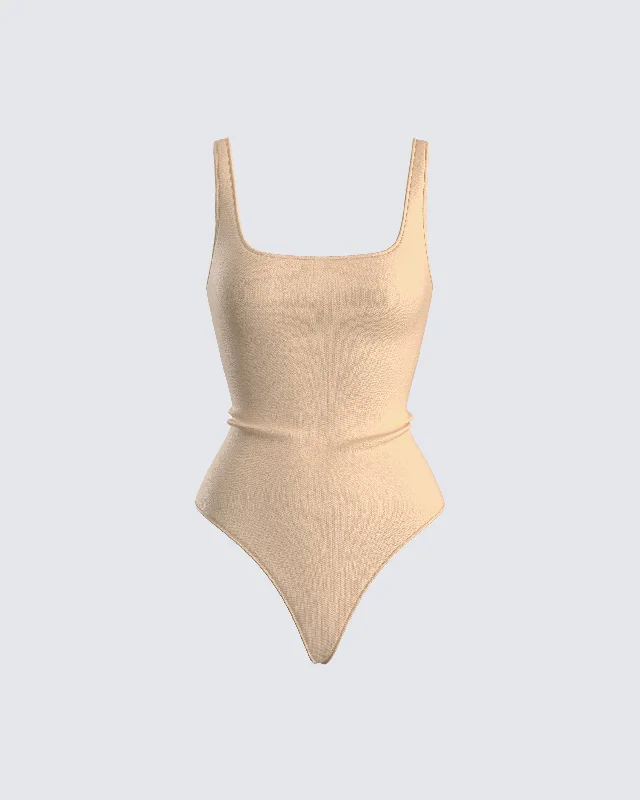 Fatima Beige Tank Bodysuit Rugged Women's Outdoor 