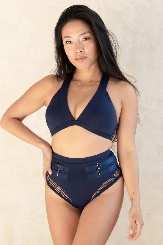 Tatiana Active Isla Top - Navy Dapper Women's 1920S