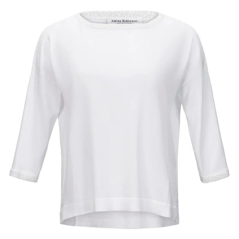 Mustafa - White Minimalist Women's Casual