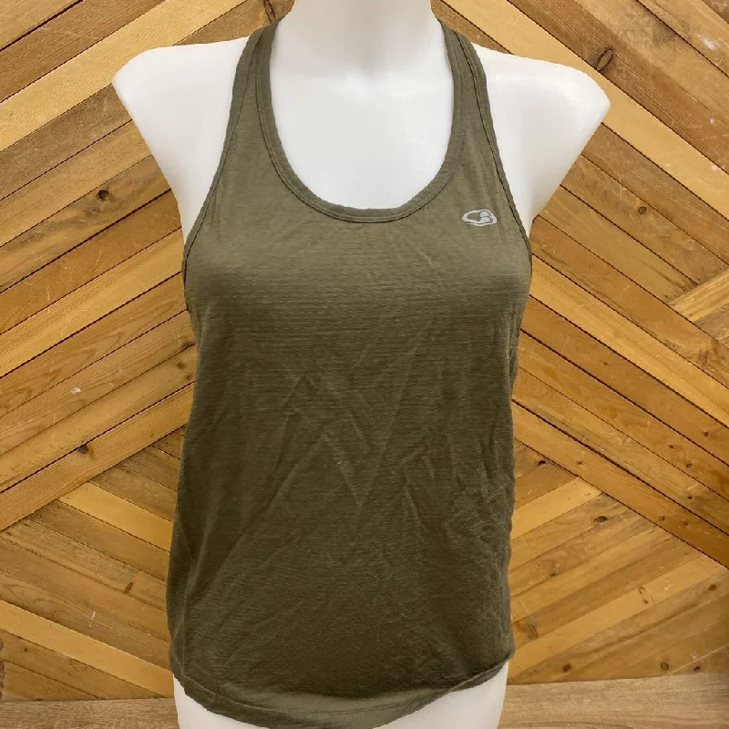 icebreaker - Women's Cool-Lite Merino Tank Top - MSRP $85: Green-women-SM Laid - back Women's Vibe