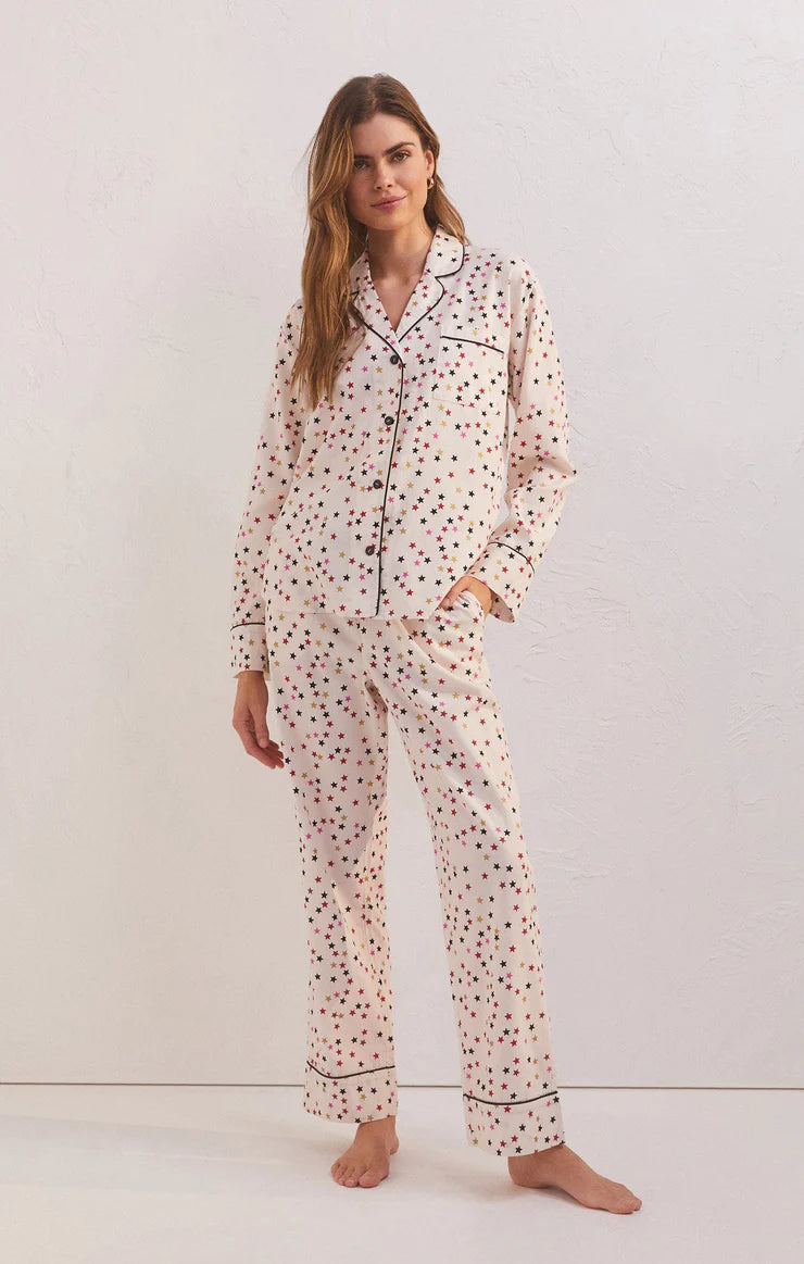 Z Supply Dreamer Star Pj Set Casual Women's Loose - fitting