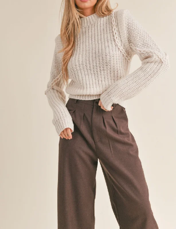 "HOPE IN YOUR WORD" SWEATER British Gentlewoman Style