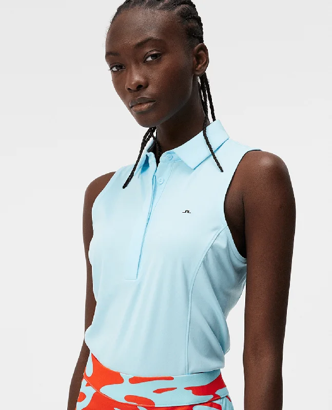 SIZE XS - J.Lindeberg Dena Sleeveless Polo Atomizer Sharp Women's Italian