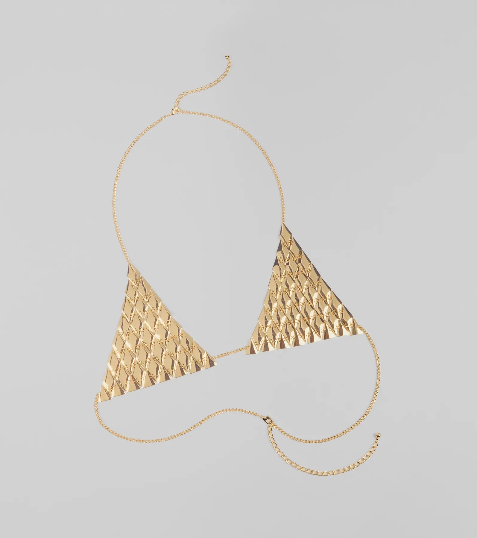 Sultry Goddess Metal Chain Bra Sporty Women's Tennis