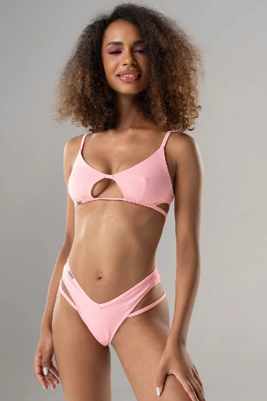 Paradise Chick Florida Strappy Top - Flamingo Gym