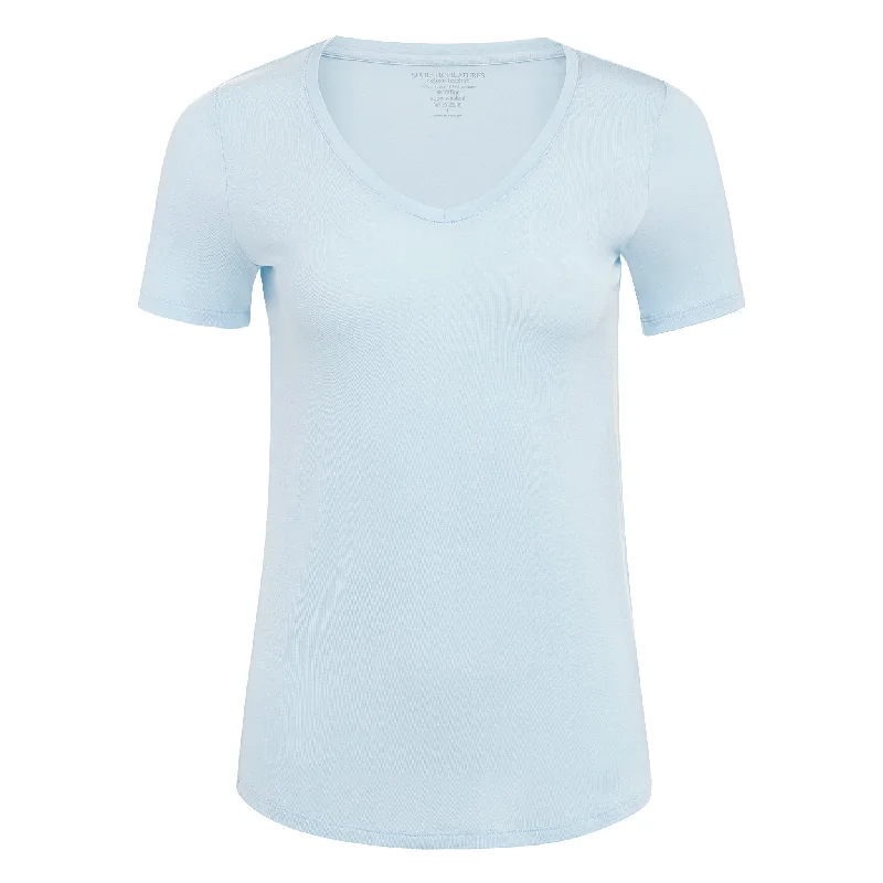 Relaxed Soft Touch V Neck T - Shirt - More Colors Casual Women's Loose - fitting