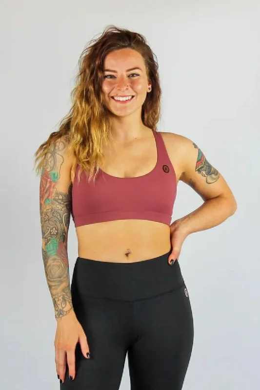 Olra Activewear Signature Sports Bra - Desert Rose Business