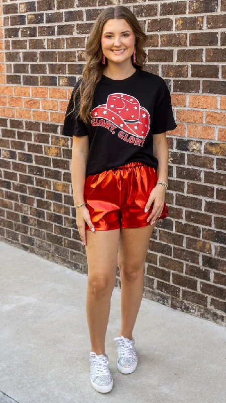 The Glory Glory Cowboy Hat Boyfriend Tee Modern Women's Tech