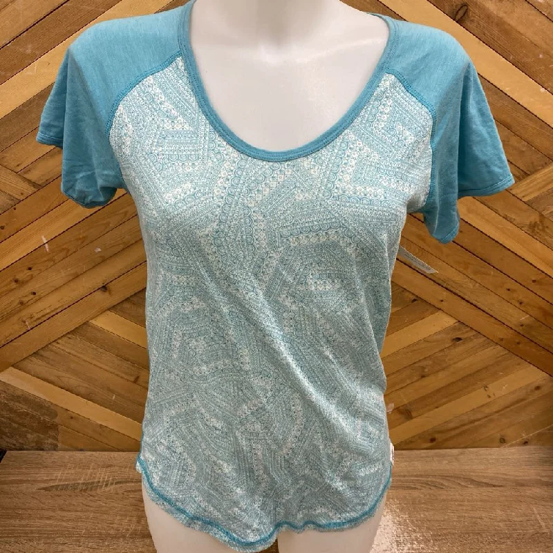 10 Tree- Women's T-shirt : Blue -women-MD Classic Women's Pin - striped