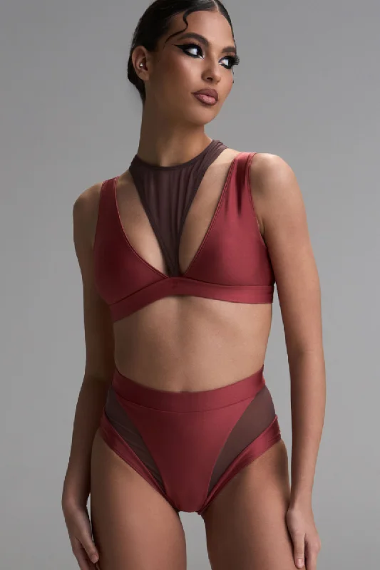 HotCakes Echidna Top - Terracotta Practical Women's Quick - dry