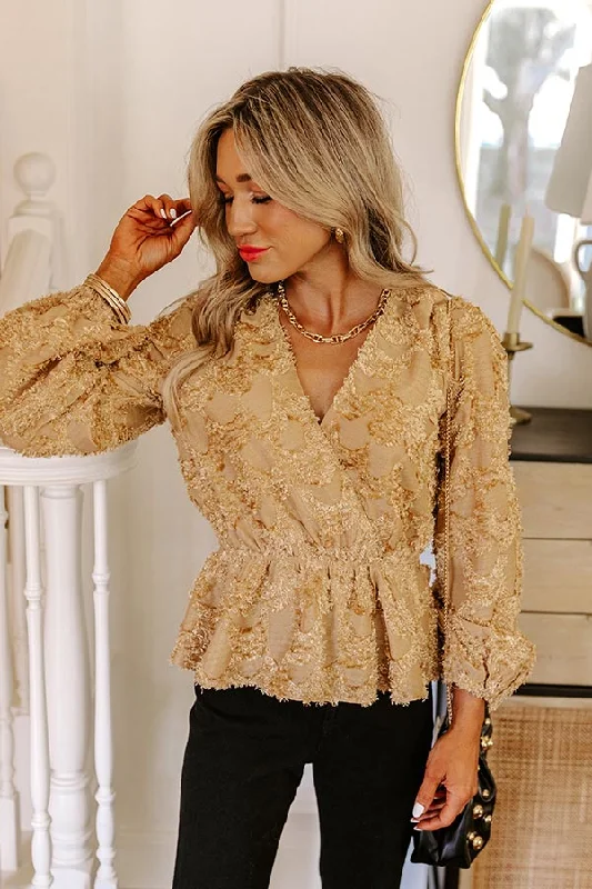 Vino For Two Peplum Top Dapper Women's Bow - adorned