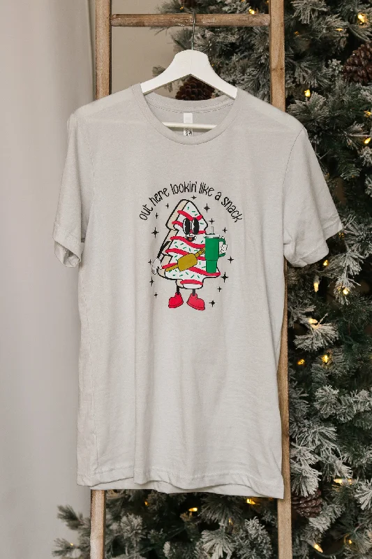 Lookin' Like A Snack Graphic Tee Elegant Women's 